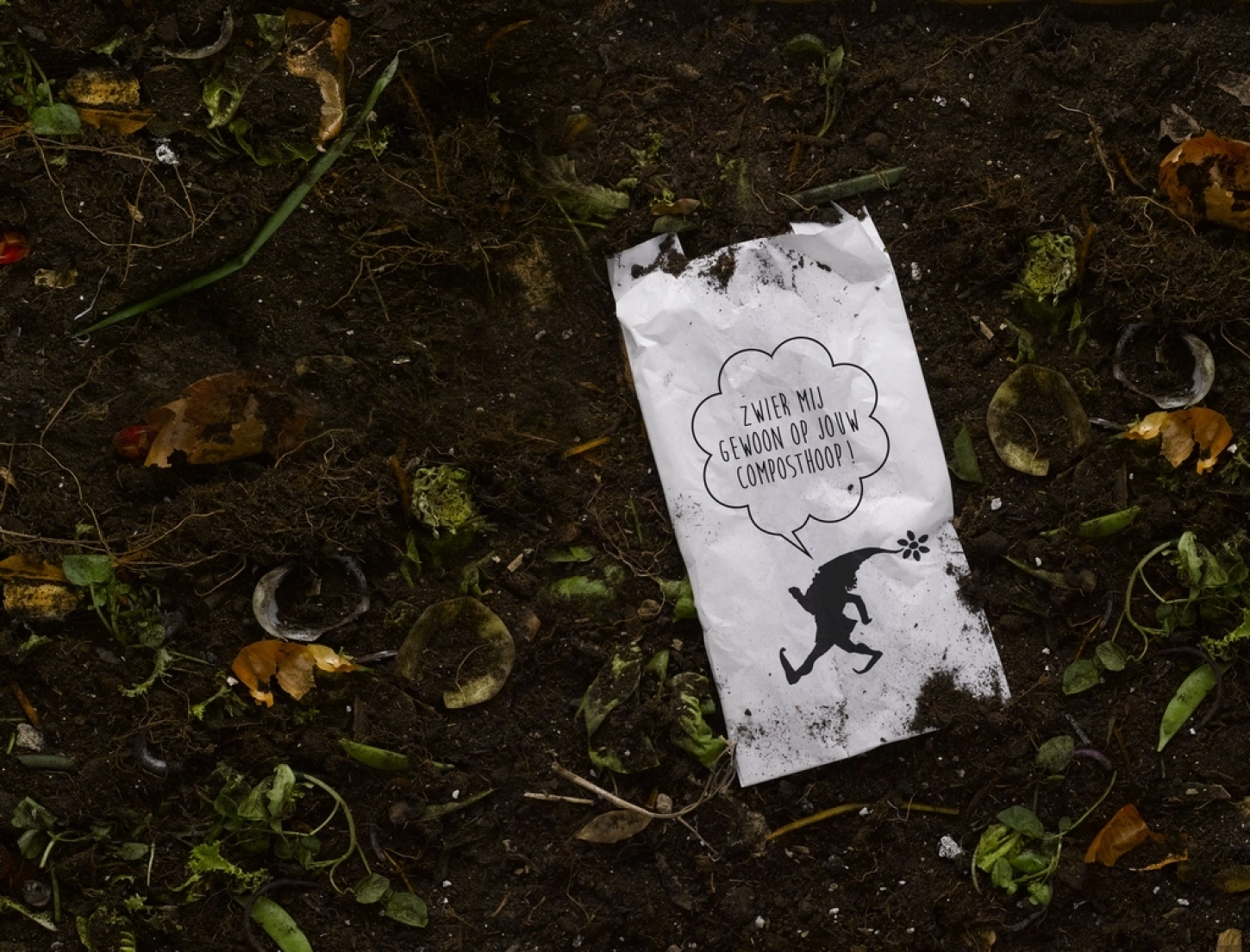 Throw this environmentally friendly packaging on your compost pile!